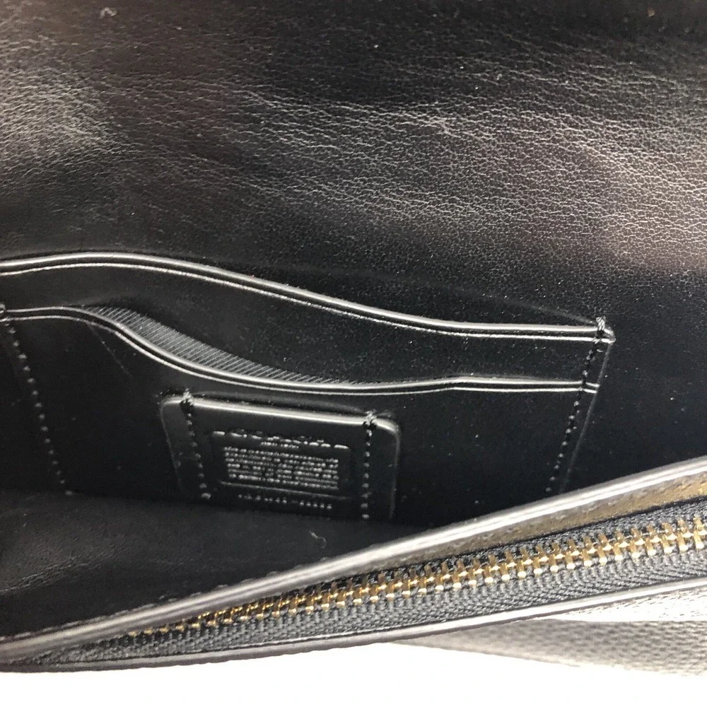 Coach 68338 Convertible Belt Bag Crossbody Black Leather‎ fanny